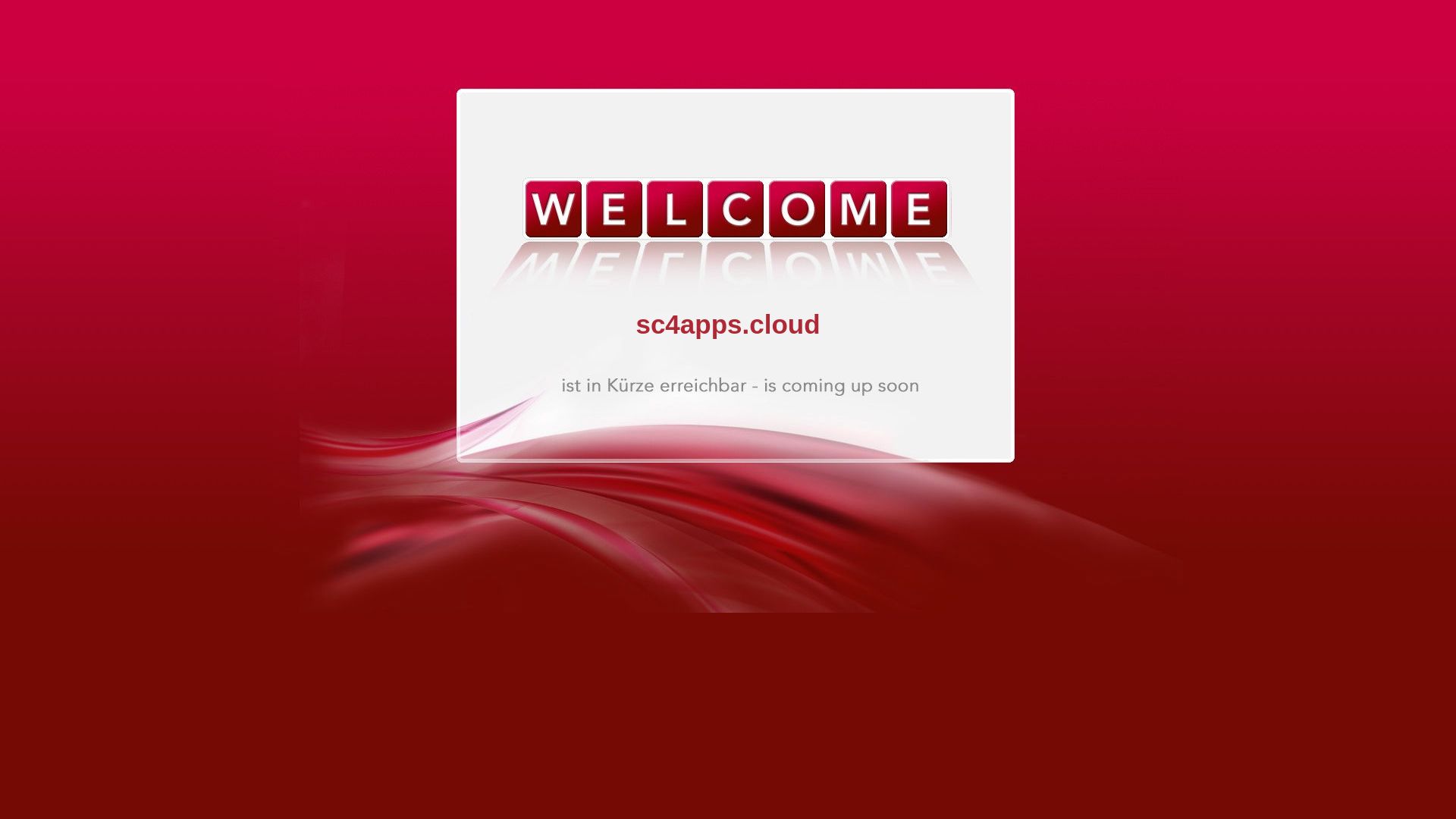 État du site web sc4apps.cloud est   EN LIGNE