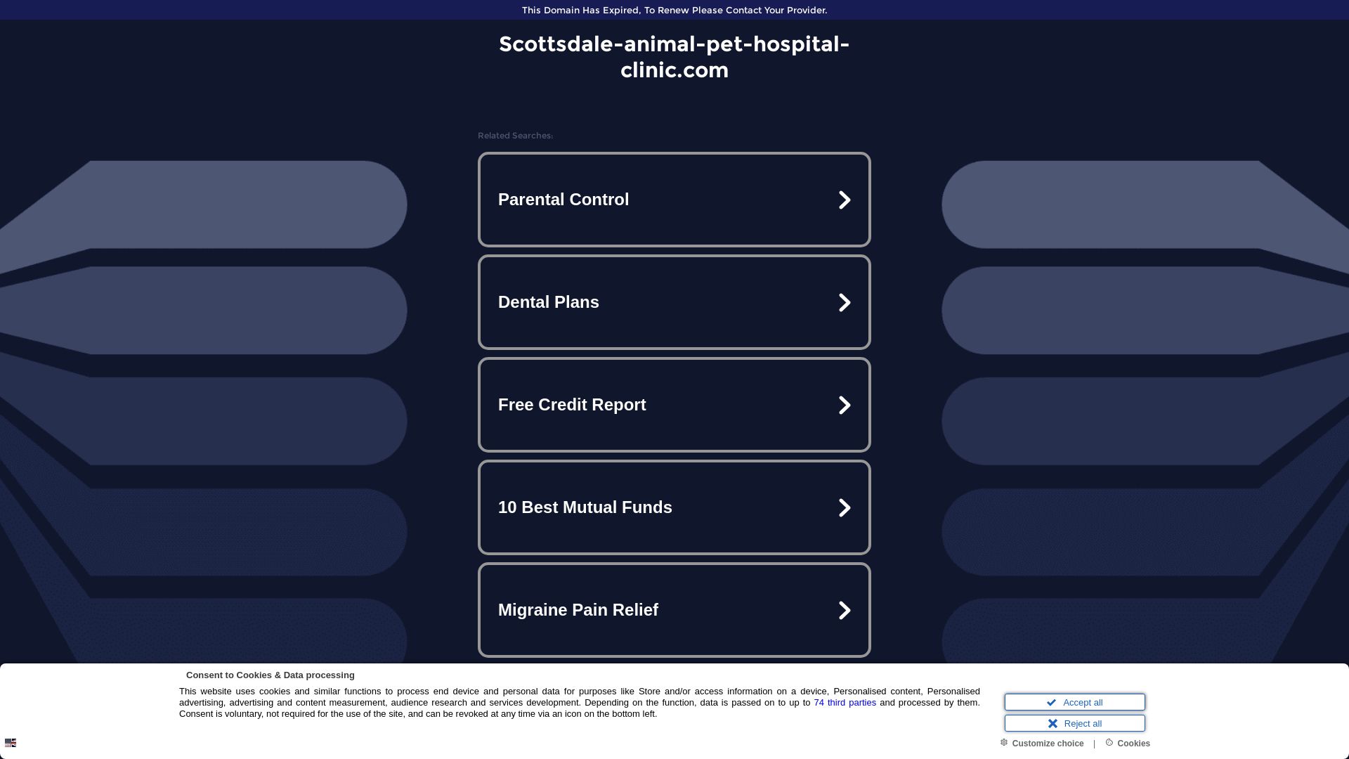 État du site web scottsdale-animal-pet-hospital-clinic.com est   EN LIGNE