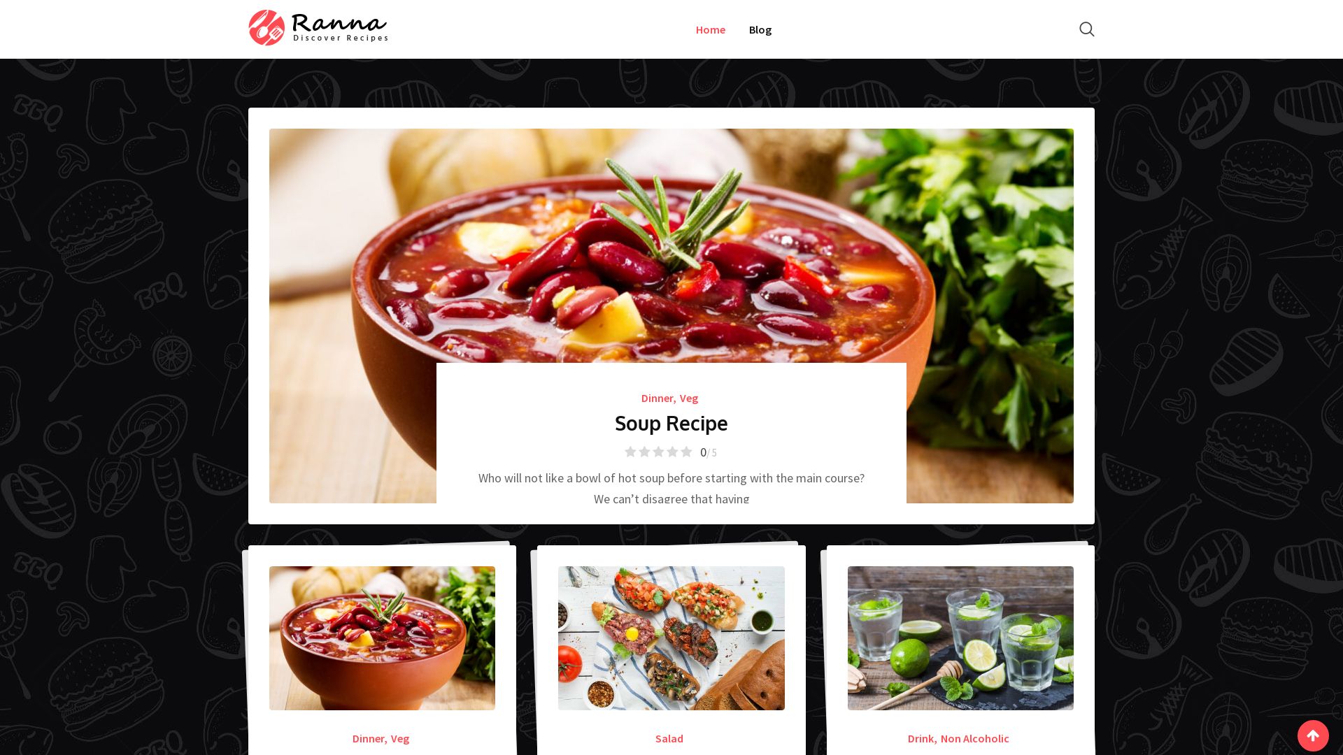 État du site web showrecipe.com est   EN LIGNE