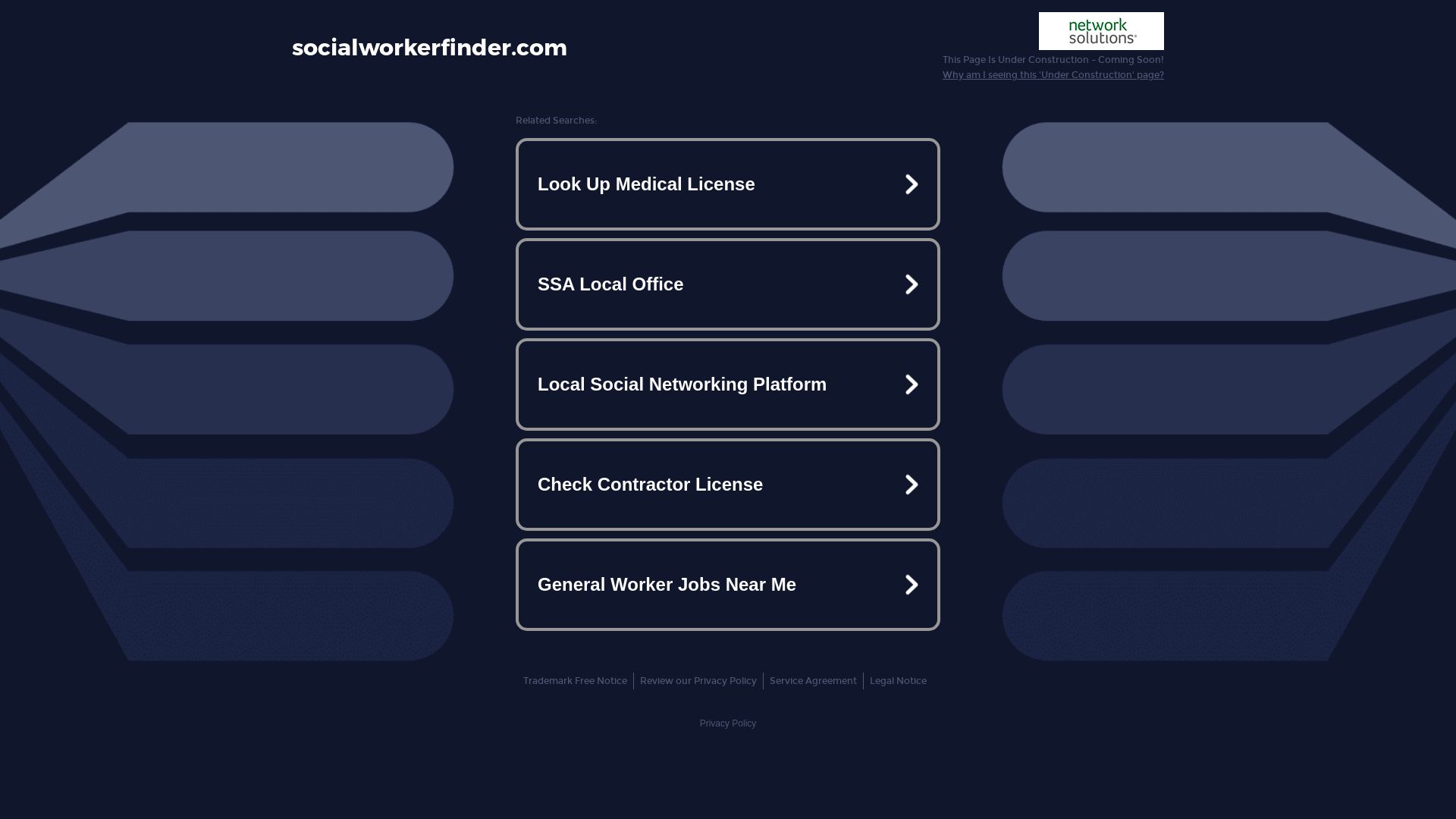 État du site web socialworkerfinder.com est   EN LIGNE