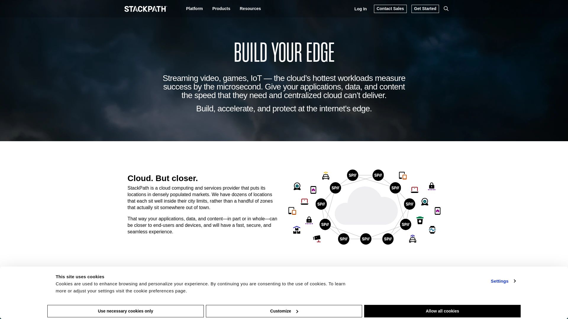 État du site web stackpath.com est   EN LIGNE