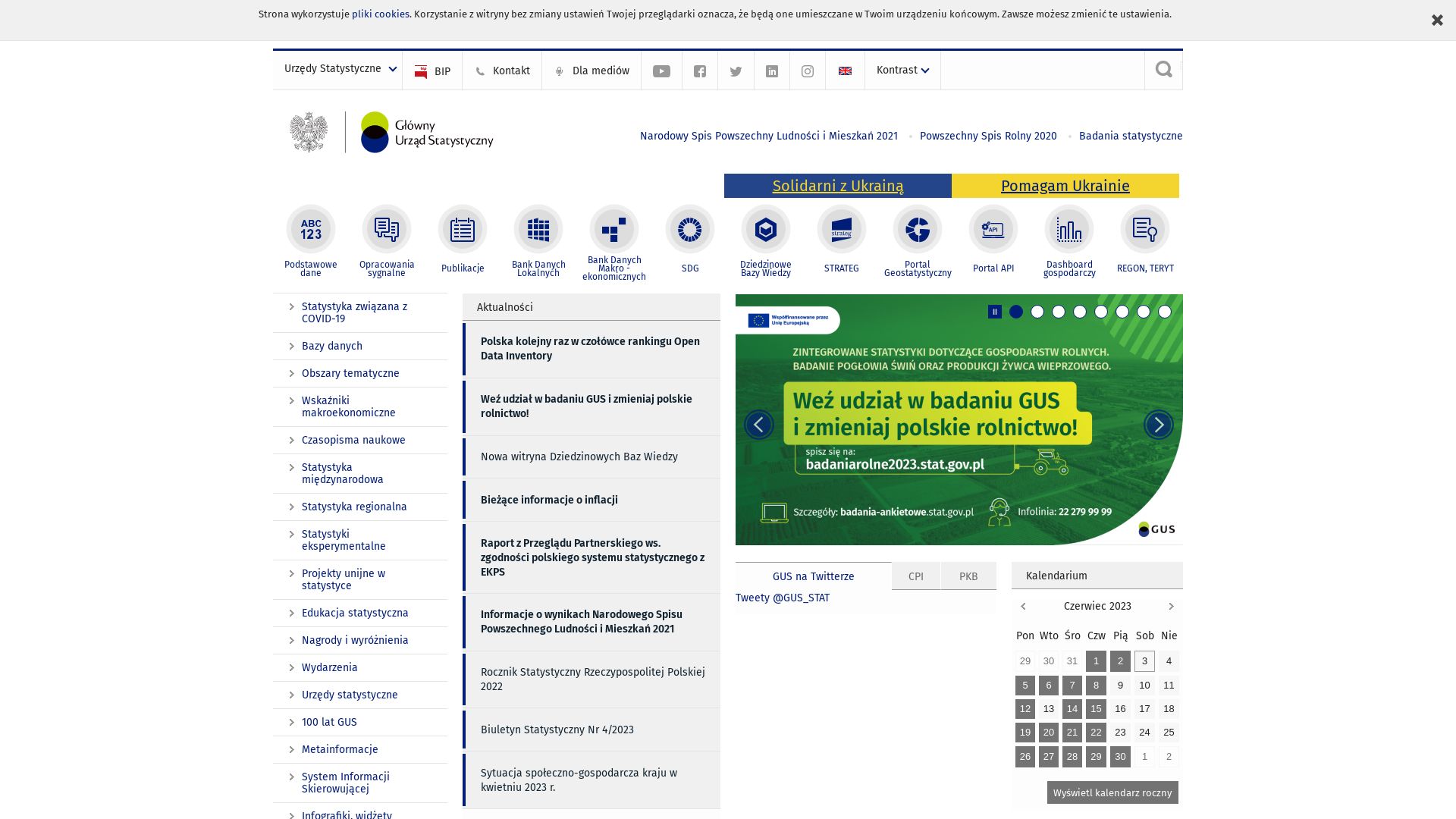 État du site web stat.gov.pl est   EN LIGNE