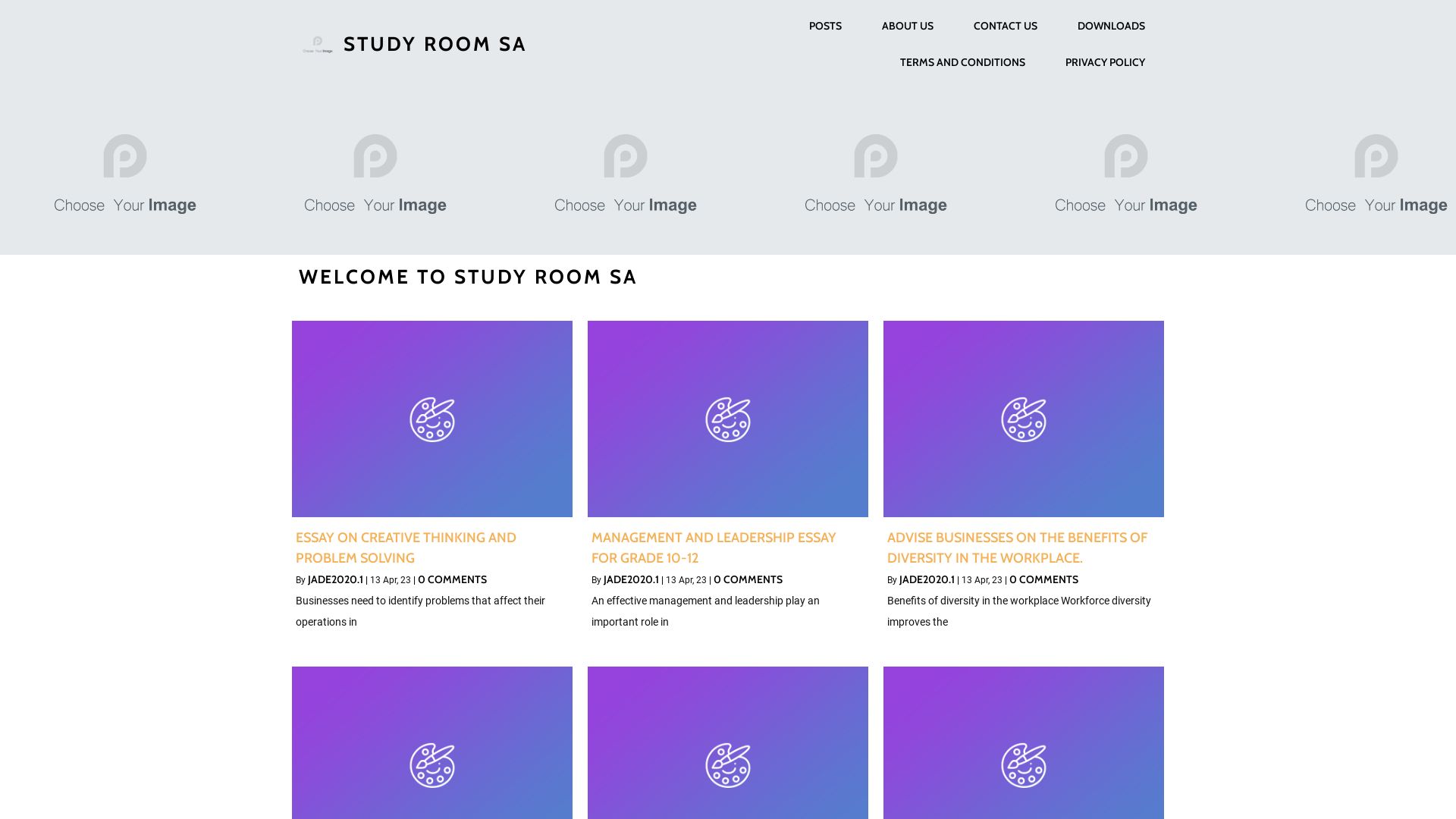 État du site web studyroom.co.za est   EN LIGNE