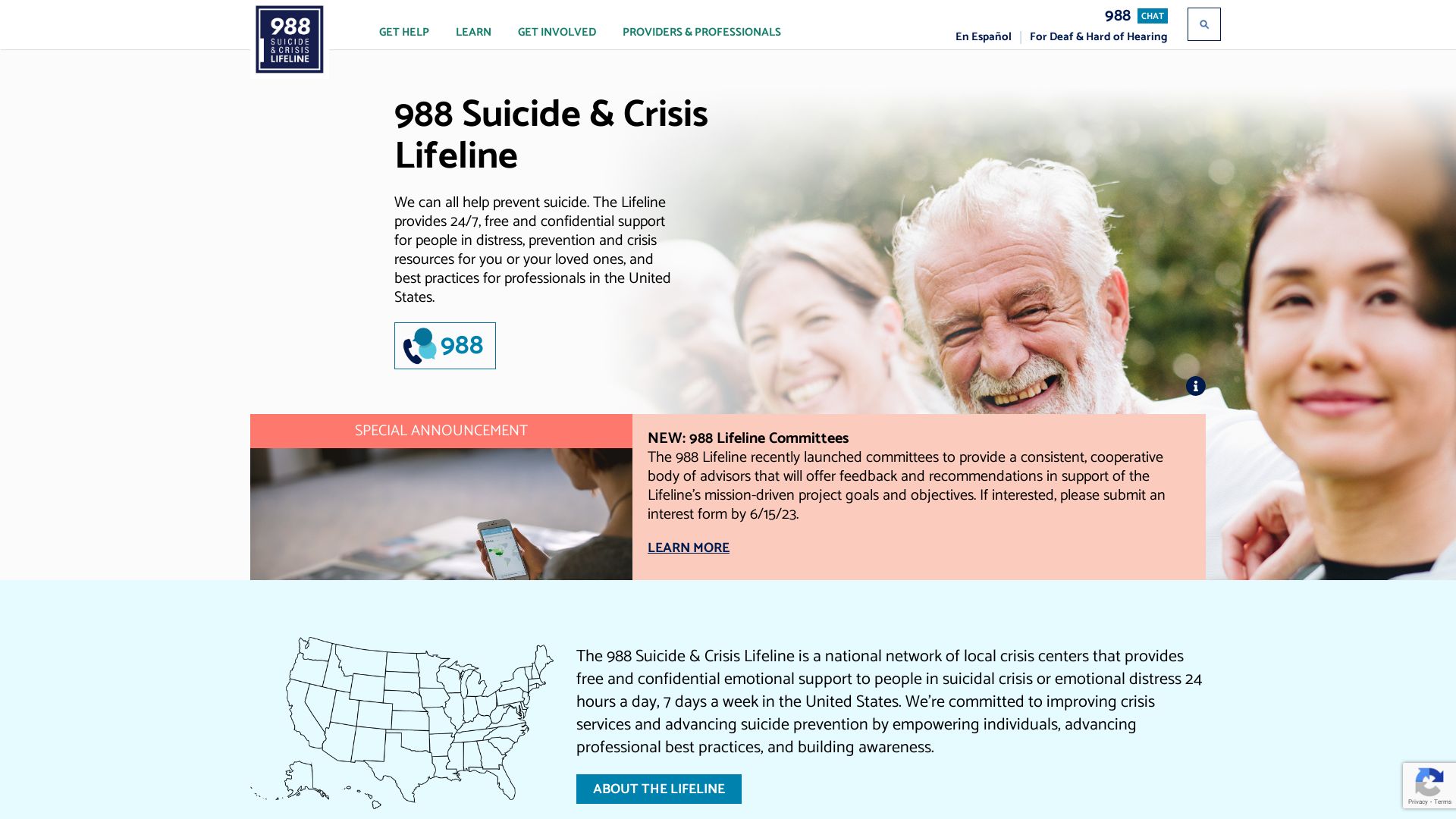 État du site web suicidepreventionlifeline.org est   EN LIGNE