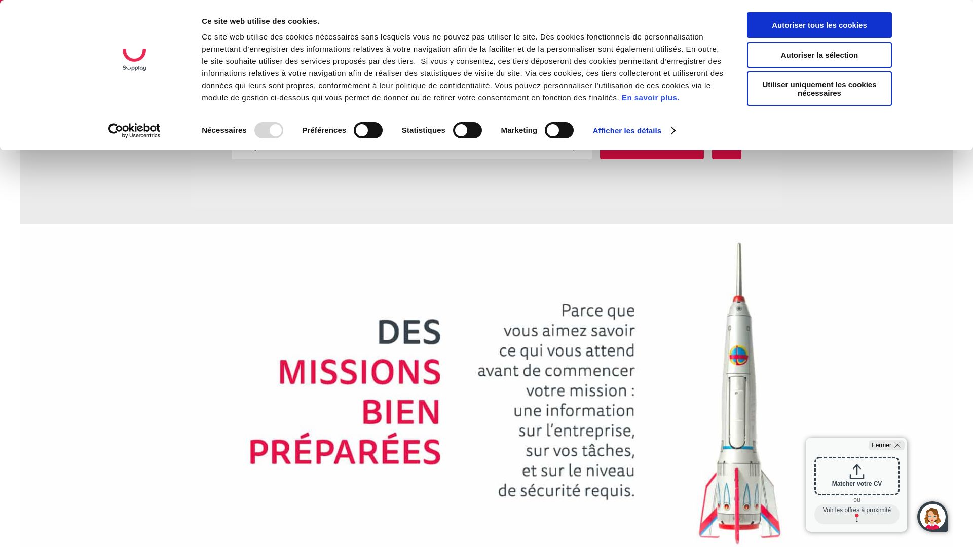 État du site web supplay.fr est   EN LIGNE