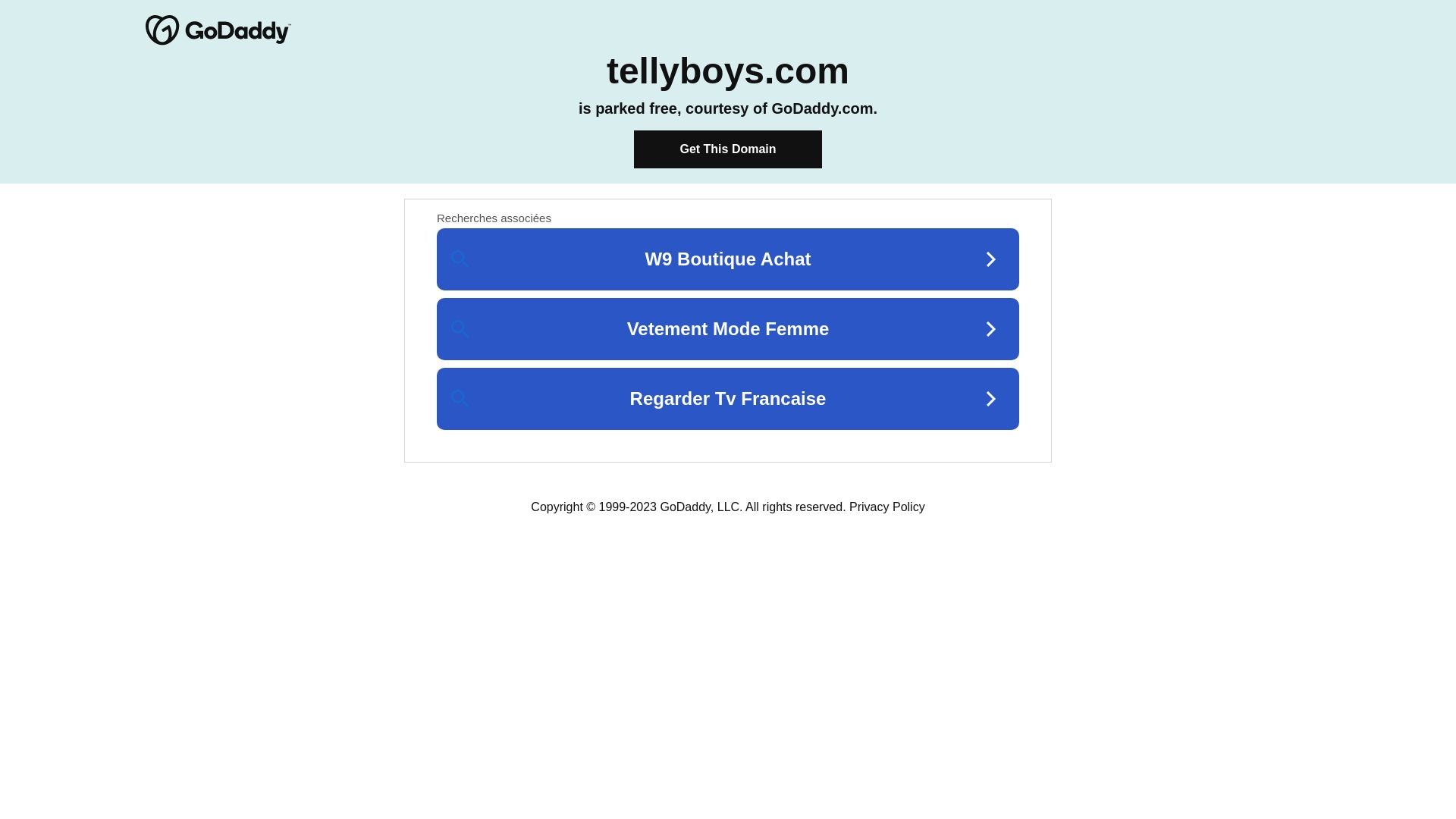 État du site web tellyboys.com est   EN LIGNE