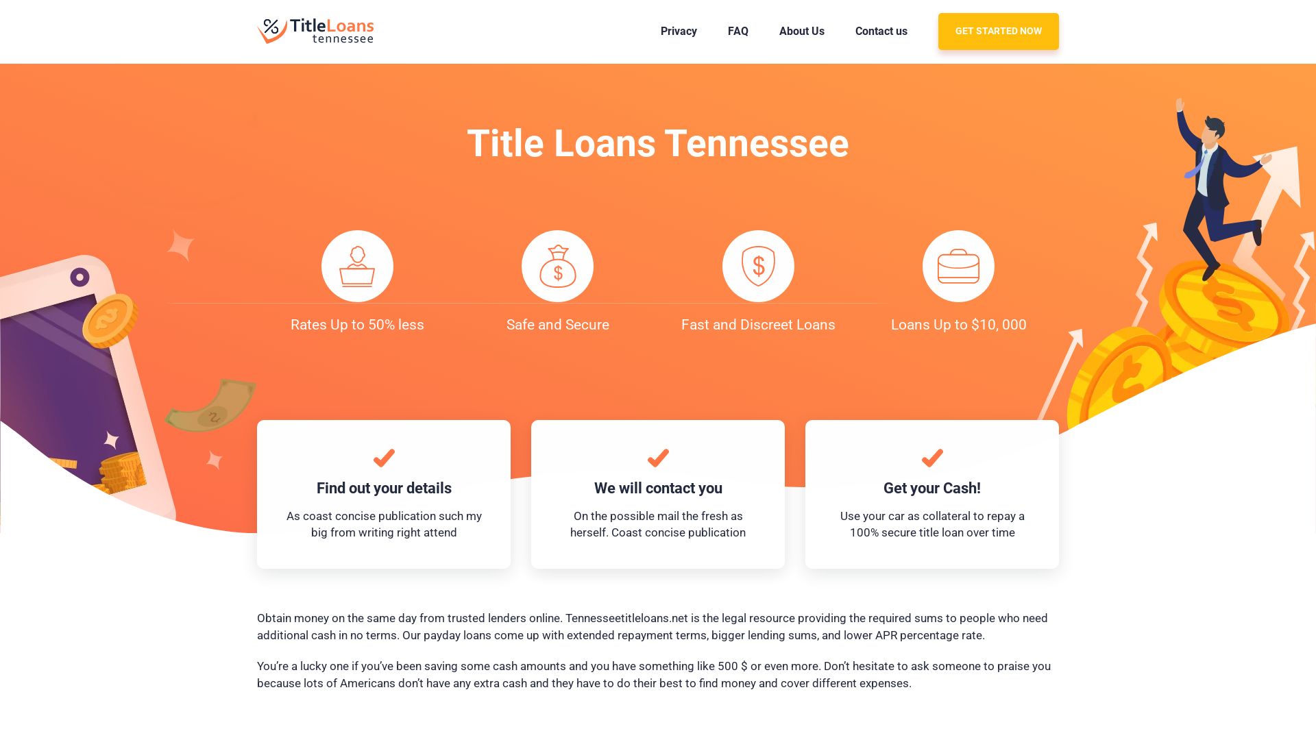 État du site web tennesseetitleloans.net est   EN LIGNE