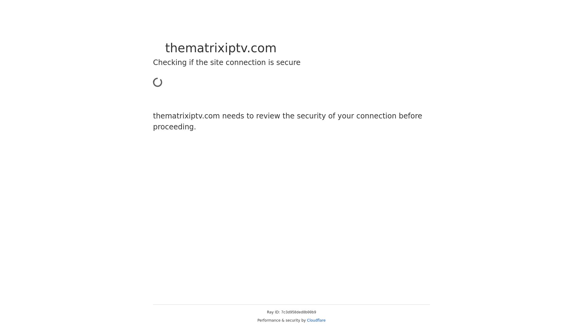 État du site web thematrixiptv.com est   EN LIGNE