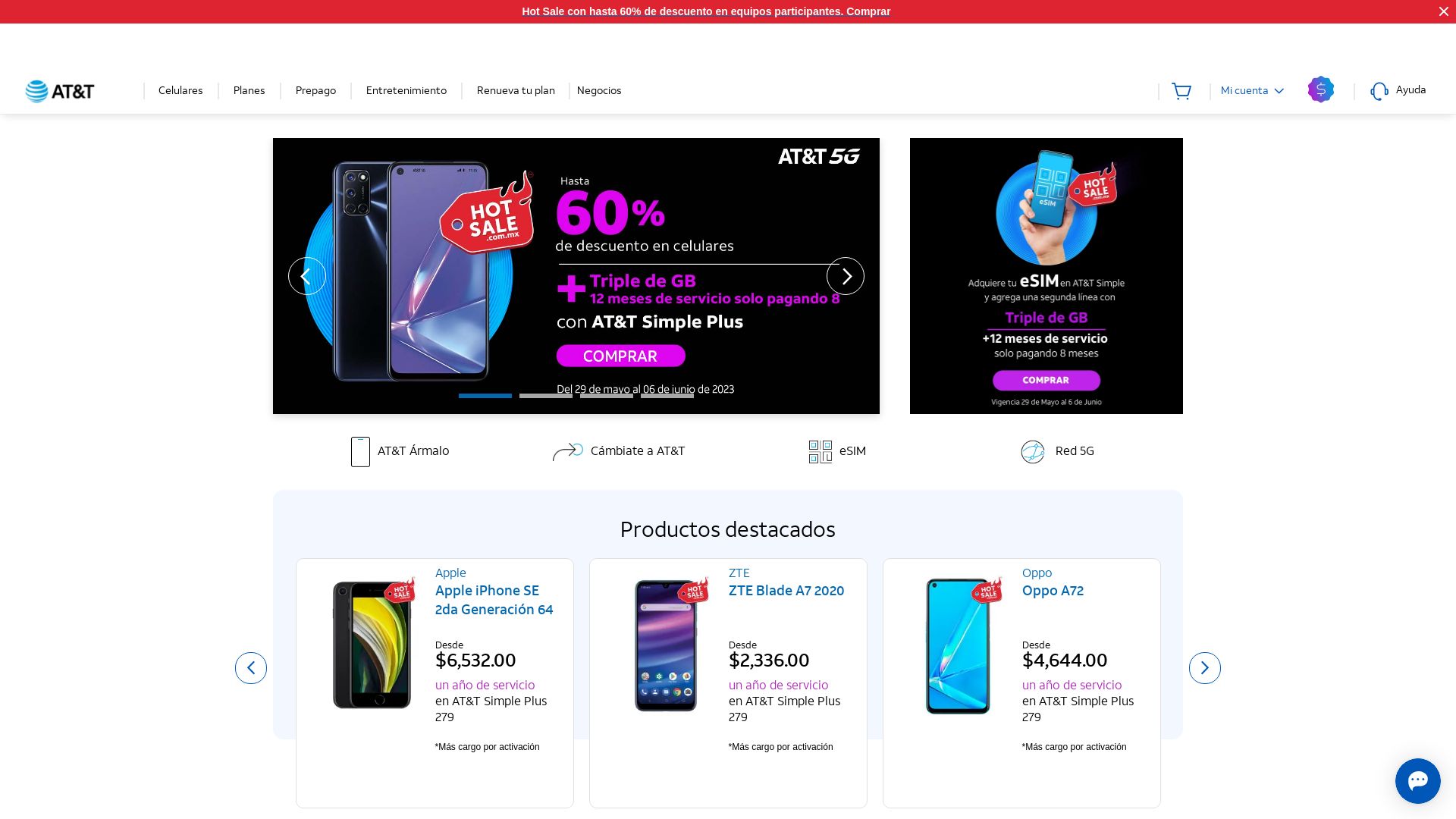 État du site web tienda.att.com.mx est   EN LIGNE