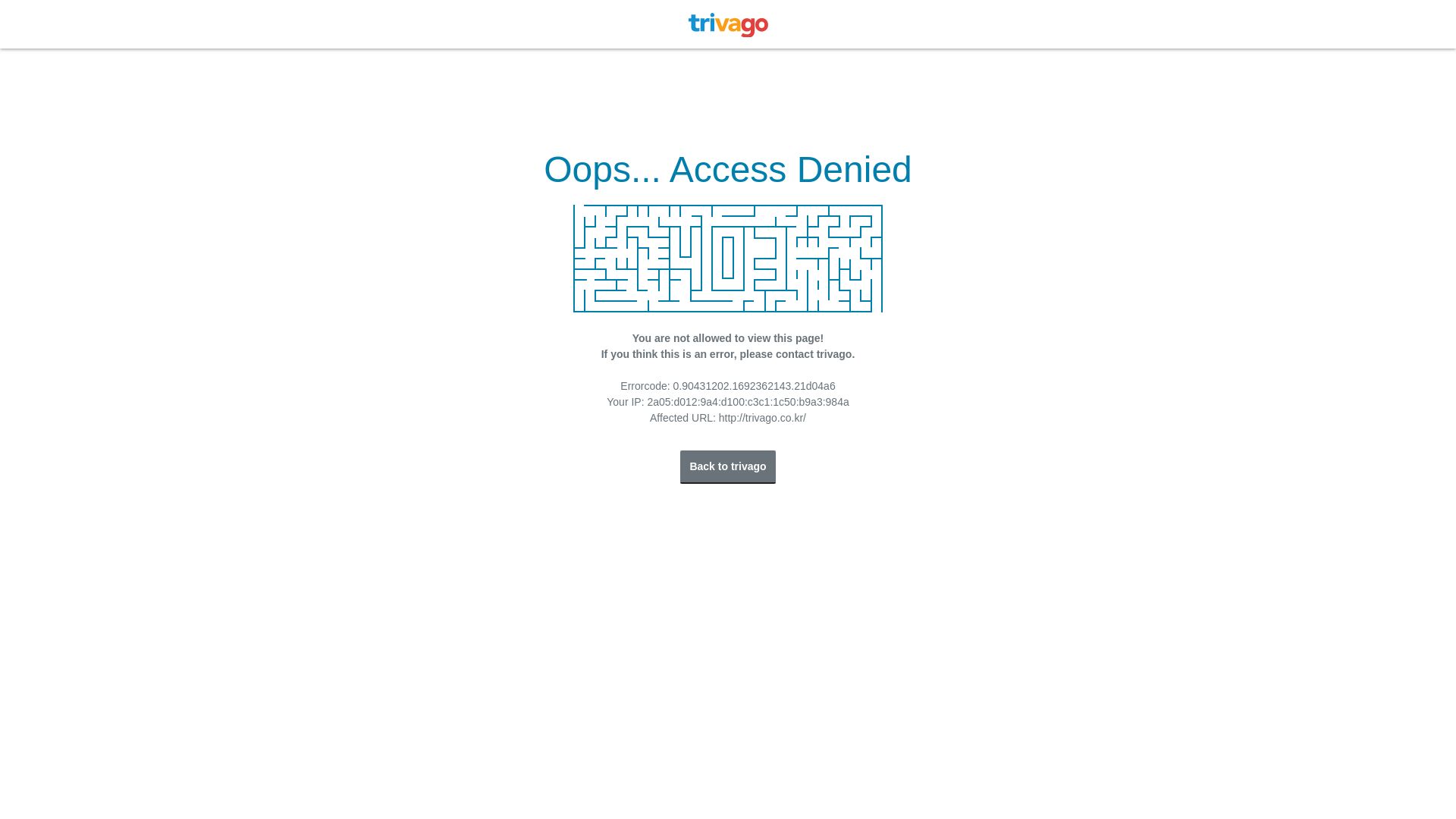 État du site web trivago.co.kr est   EN LIGNE
