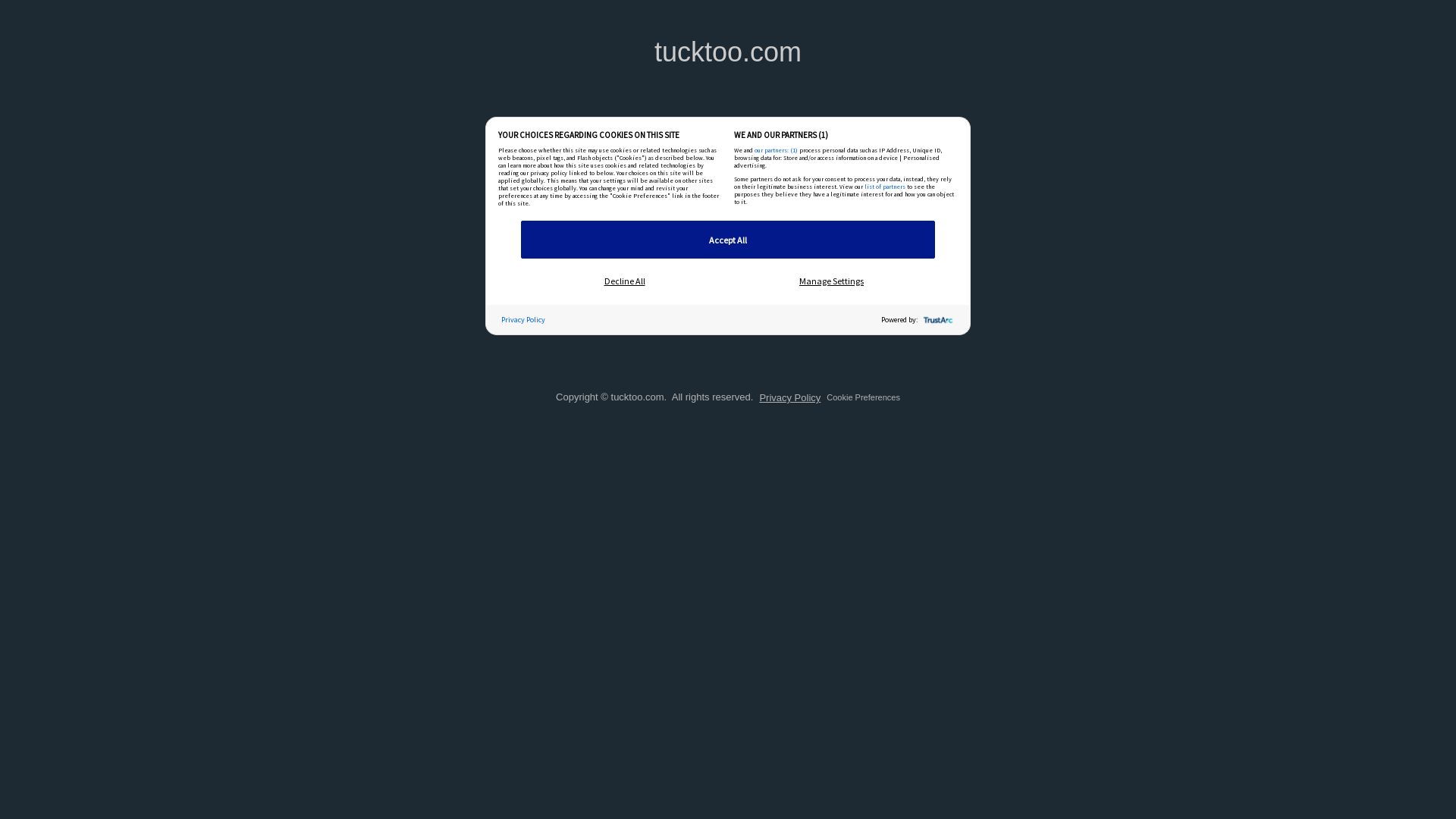 État du site web tucktoo.com est   EN LIGNE