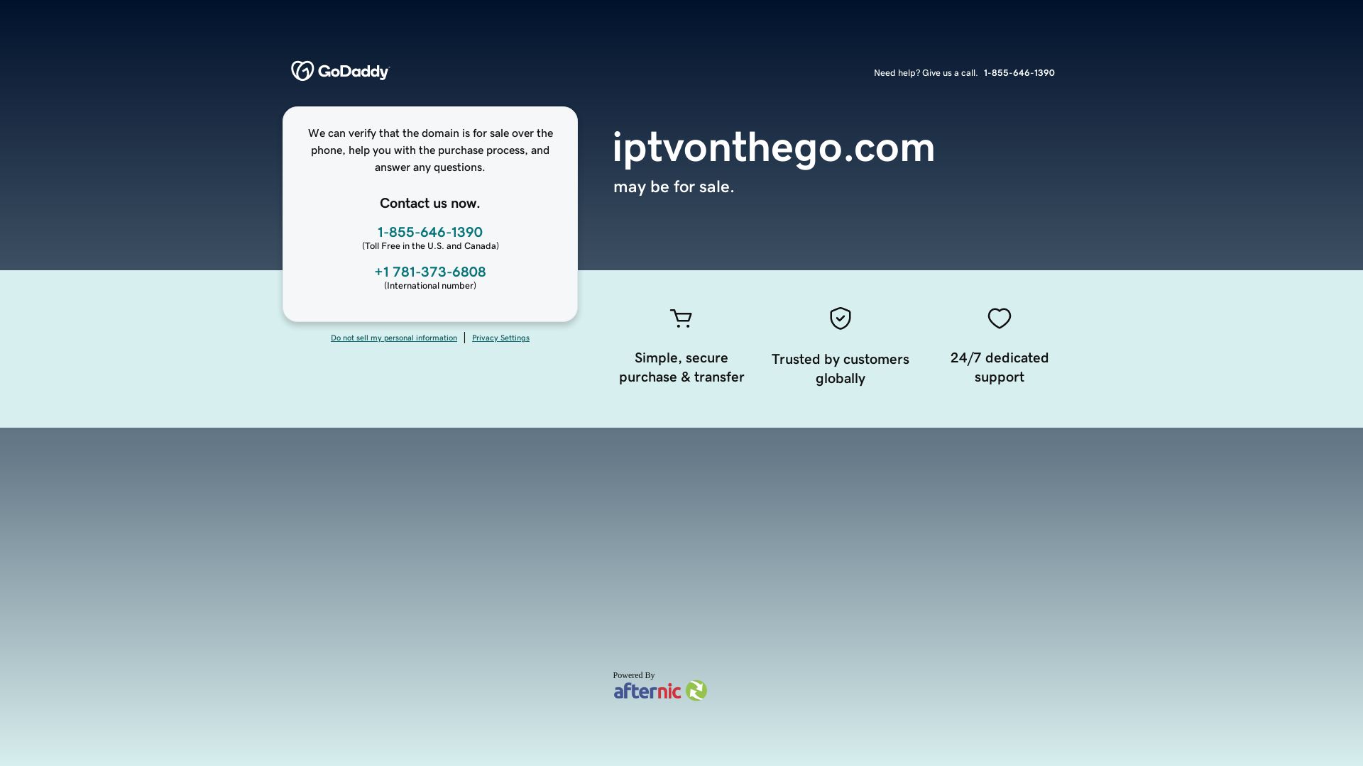 État du site web tv.iptvonthego.com est   EN LIGNE