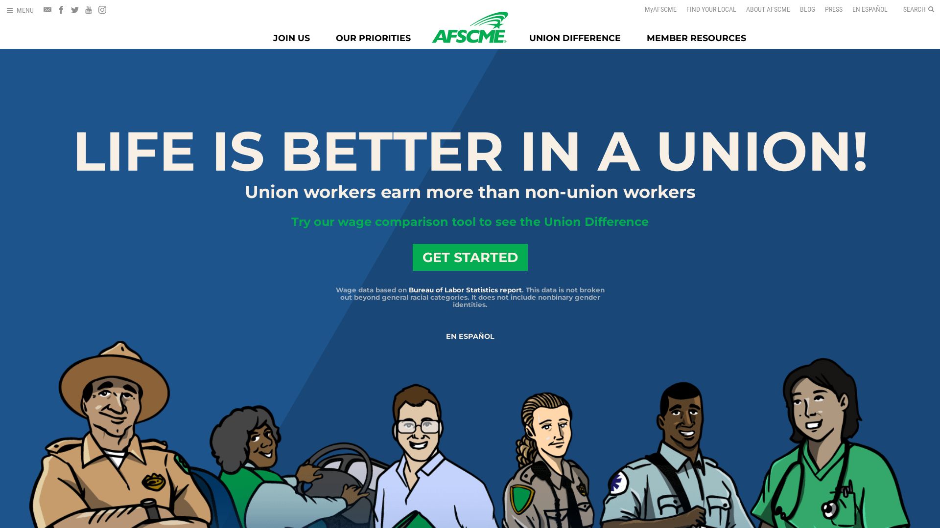 État du site web union-wages.org est   EN LIGNE