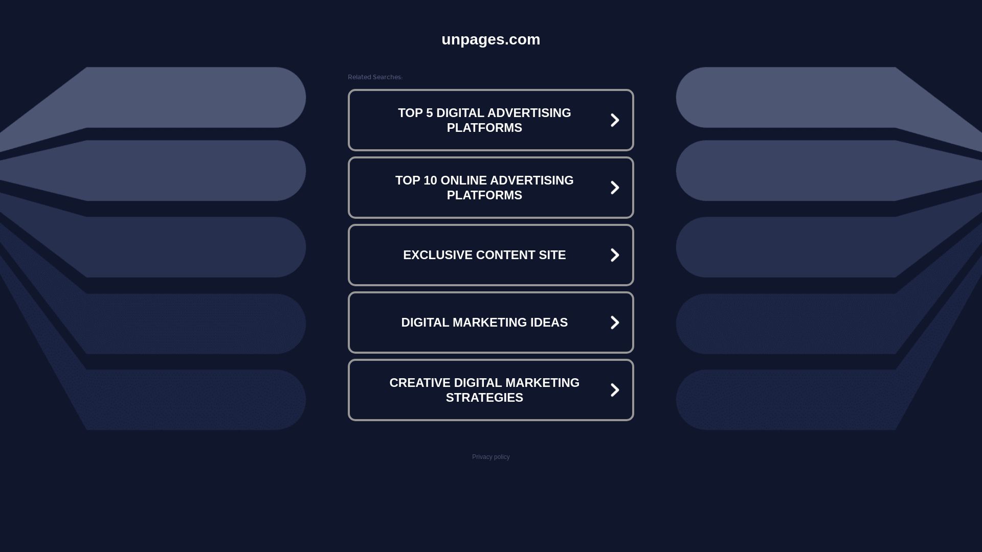 État du site web unpages.com est   EN LIGNE