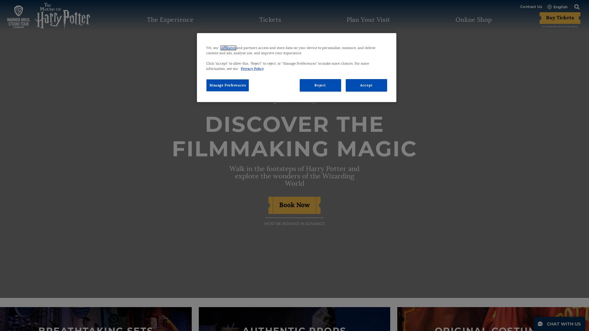 État du site web wbstudiotour.co.uk est   EN LIGNE