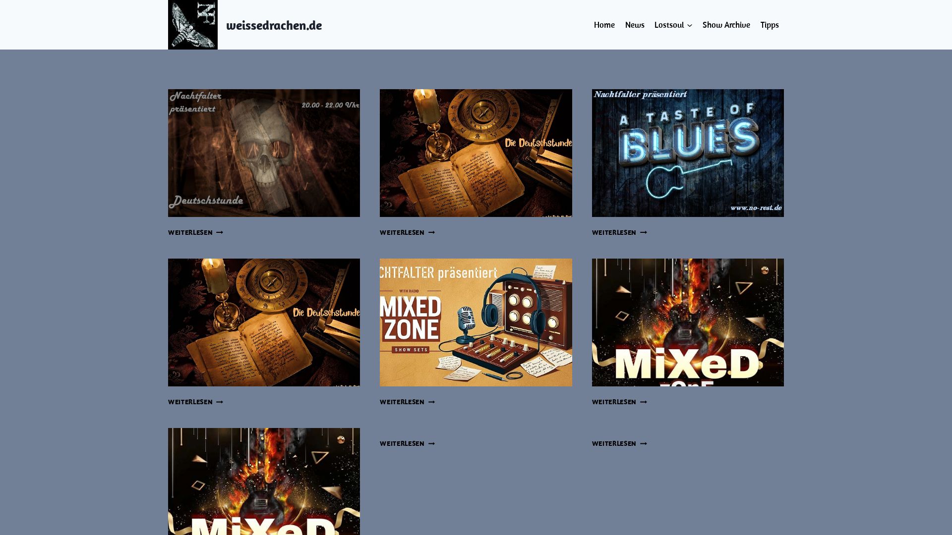 État du site web weissedrachen.de est   EN LIGNE