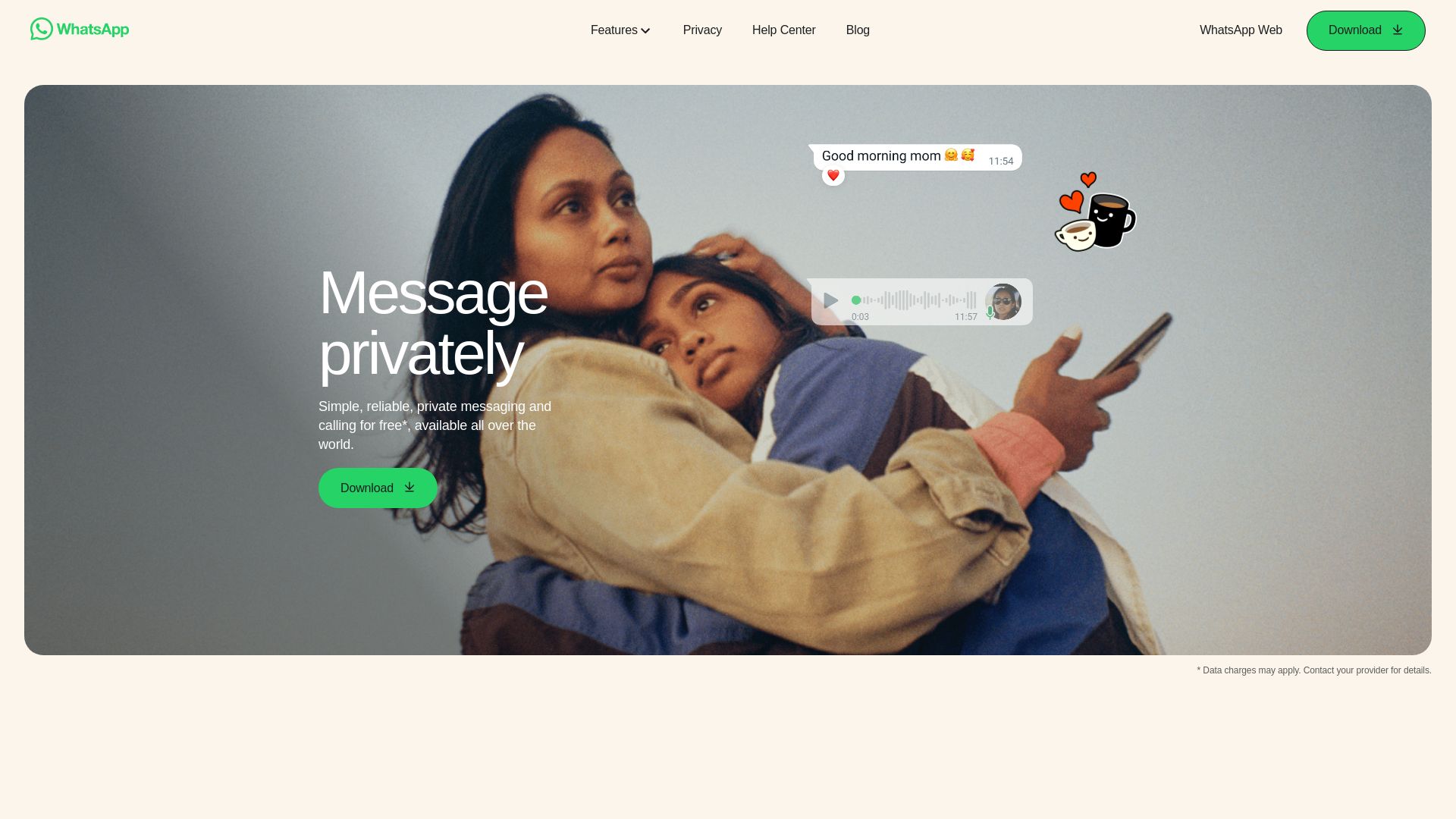 État du site web whatsapp.net est   EN LIGNE