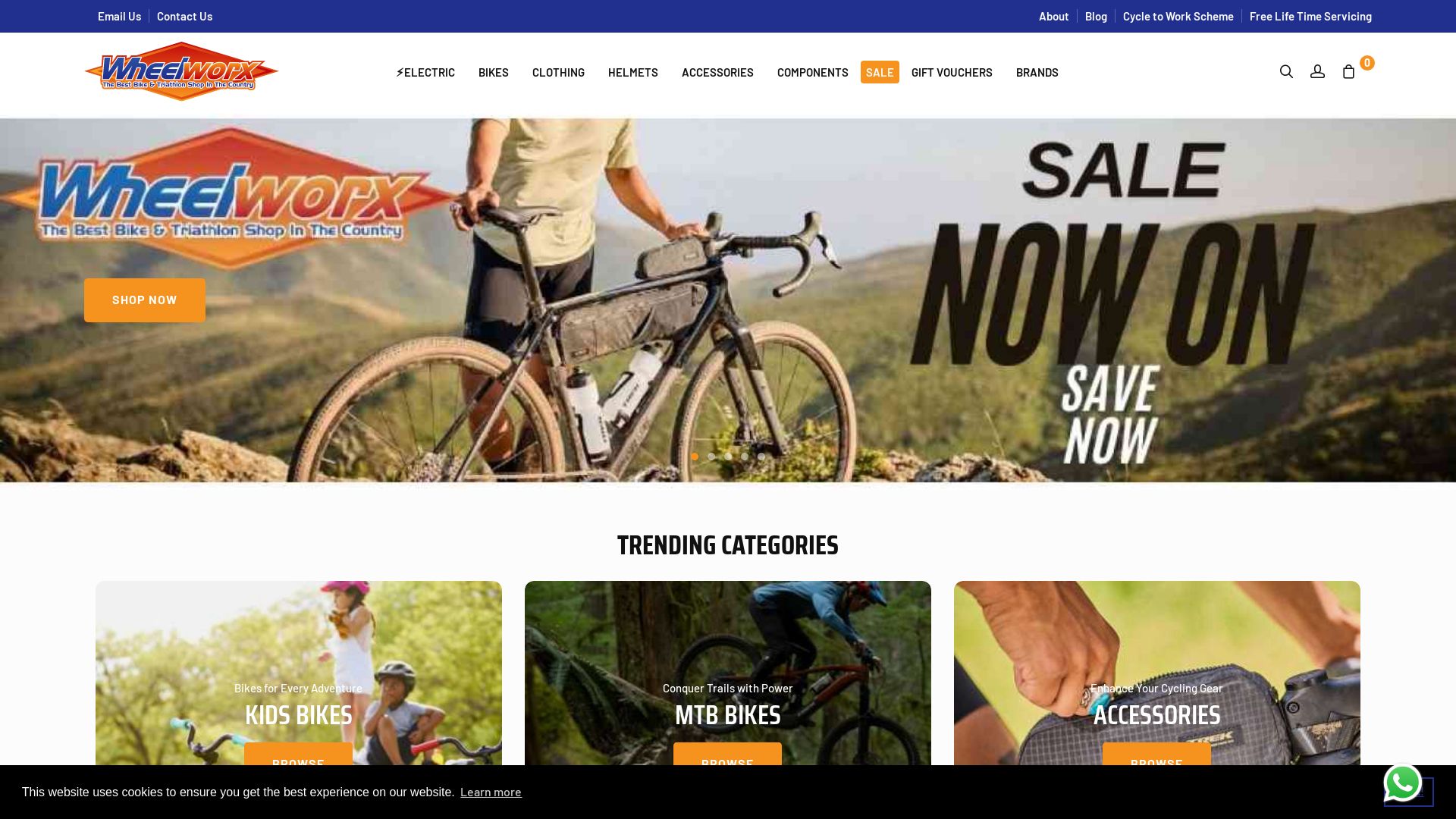 État du site web wheelworx.ie est   EN LIGNE