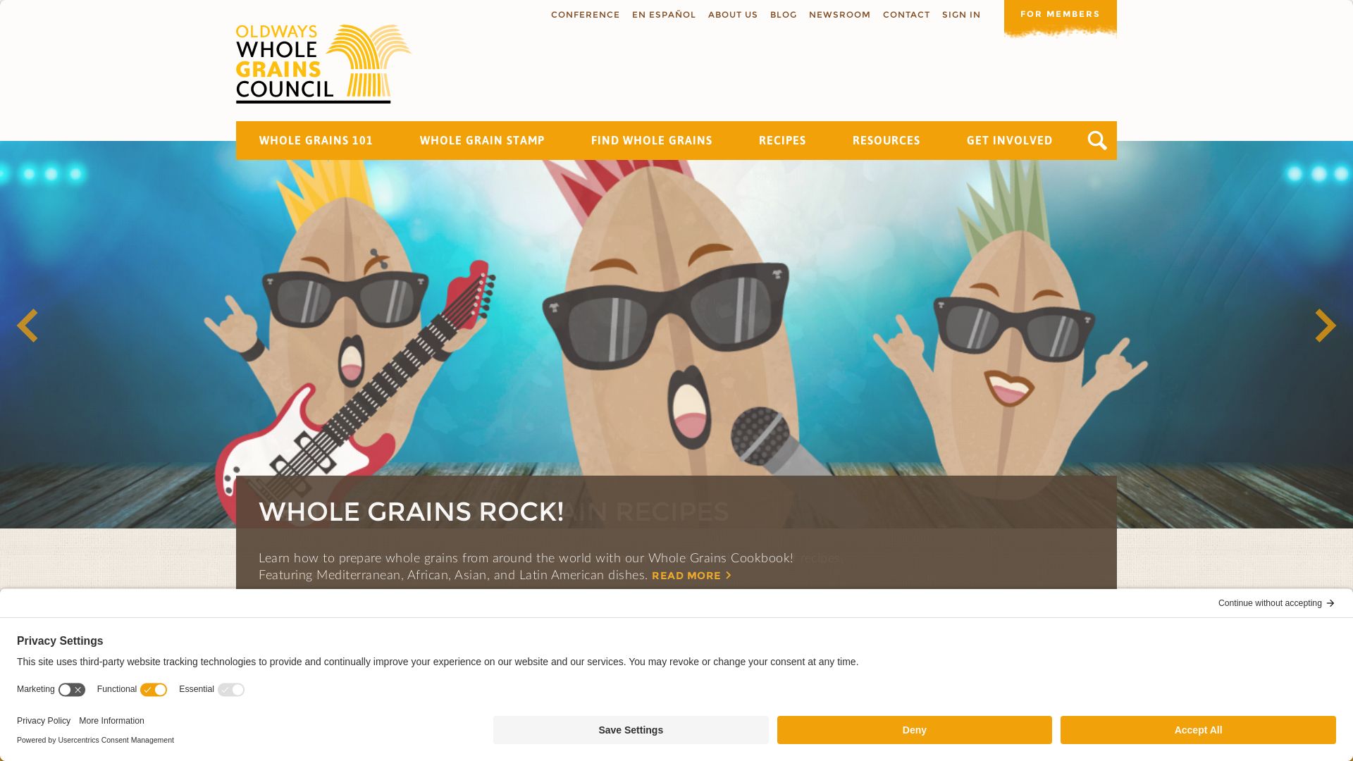 État du site web wholegrainscouncil.org est   EN LIGNE