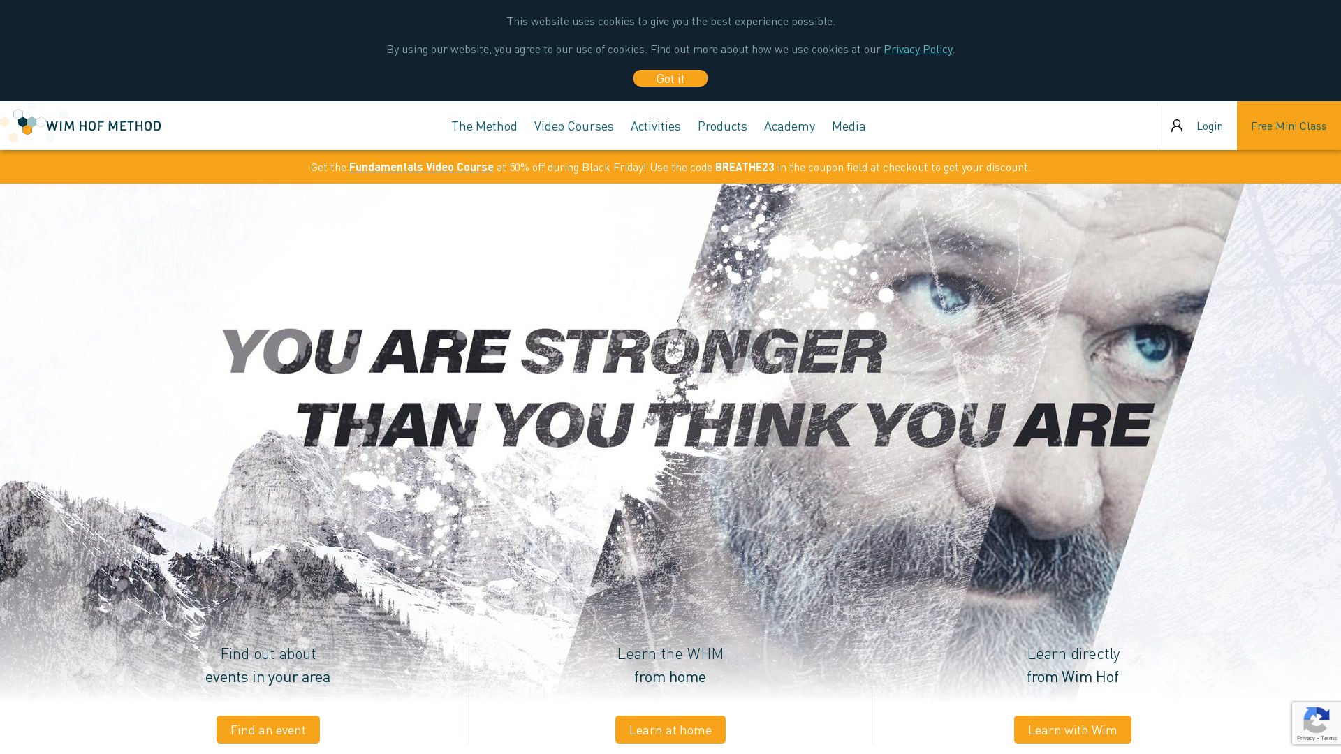 État du site web wimhofmethod.com est   EN LIGNE
