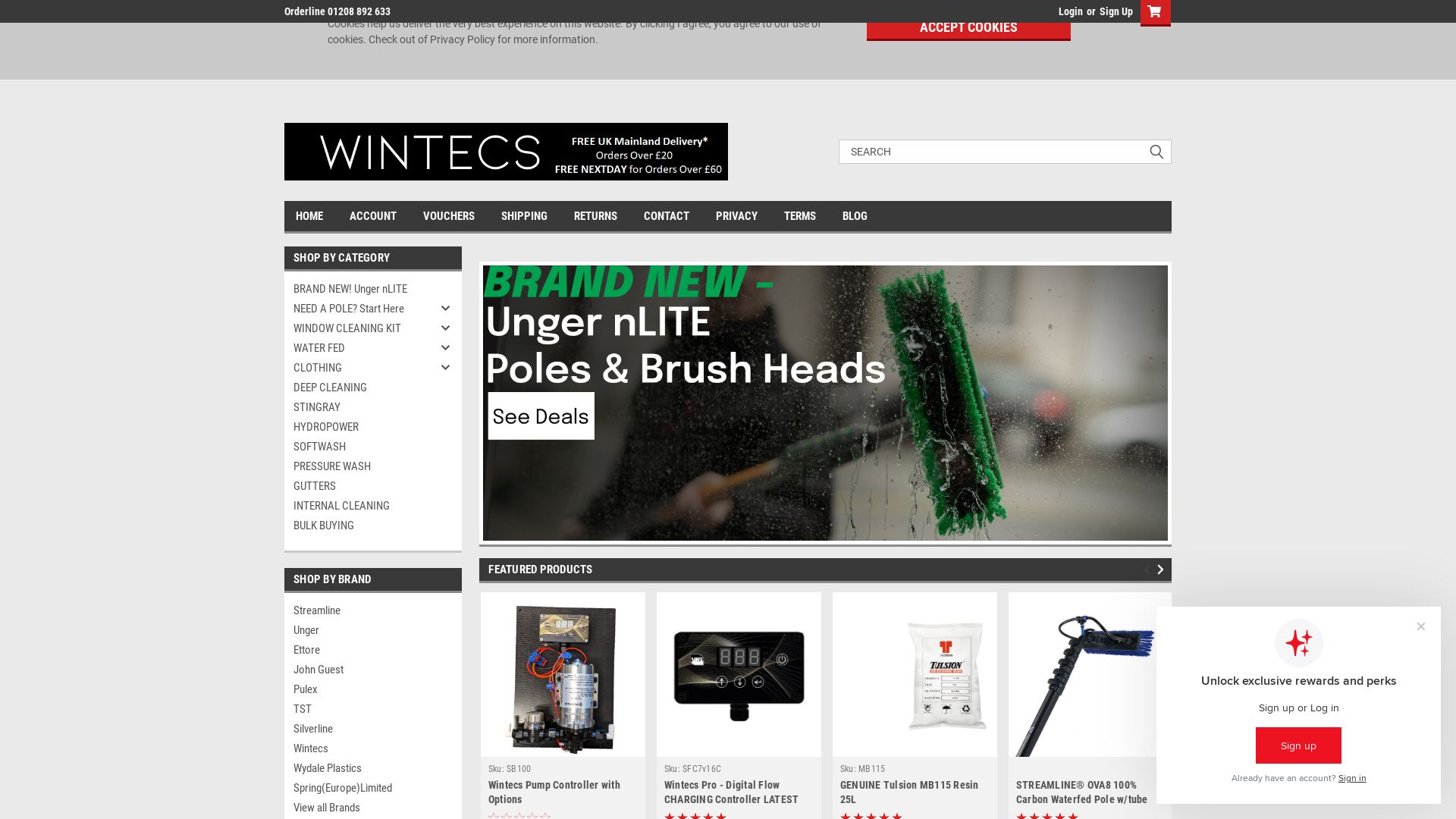 État du site web wintecs.co.uk est   EN LIGNE