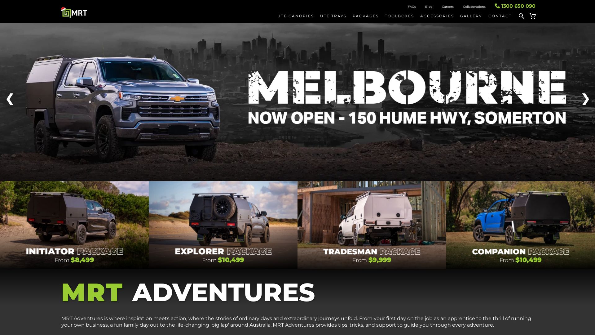 État du site web www.mrt.com.au est   EN LIGNE