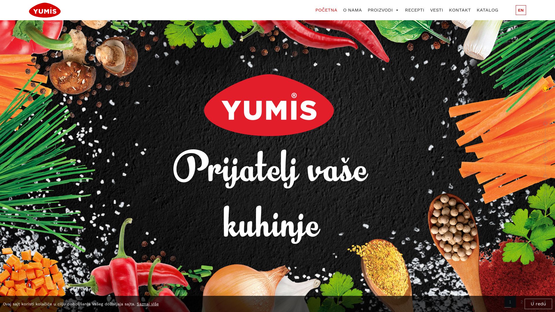 État du site web yumis.rs est   EN LIGNE