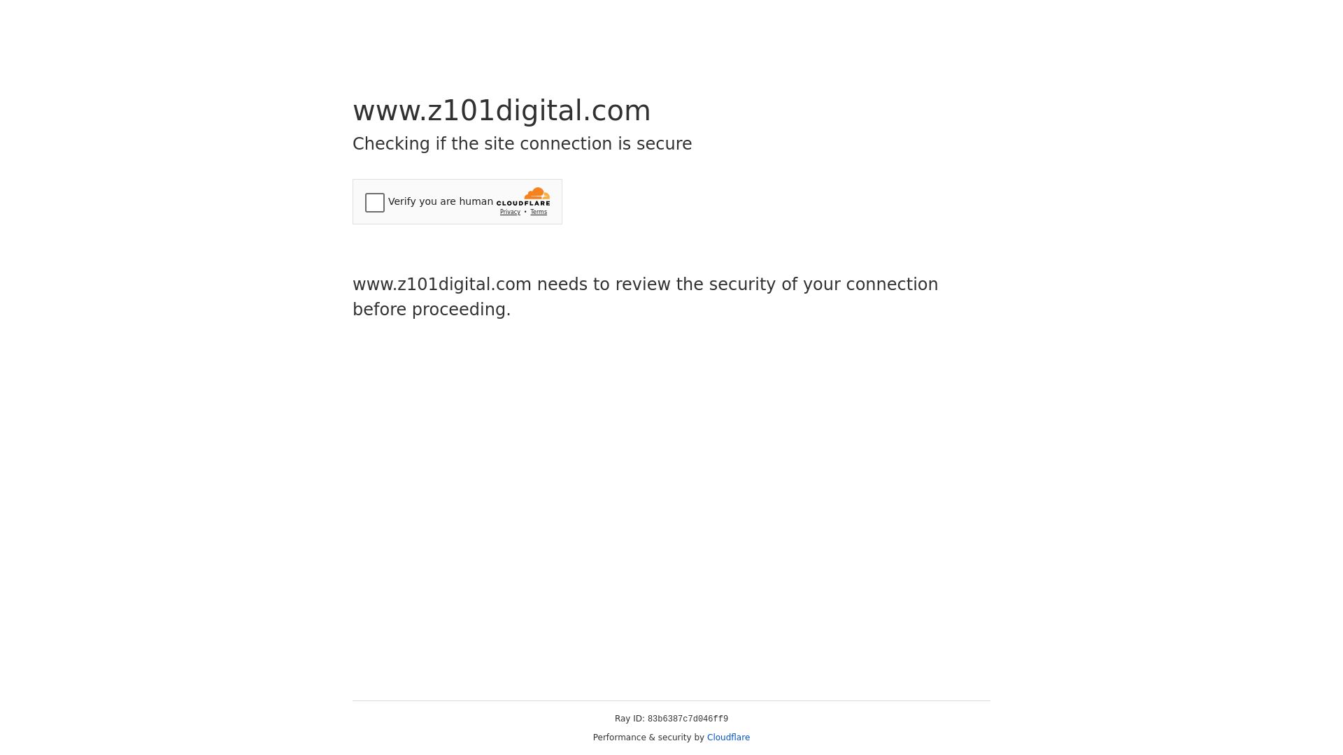 État du site web z101digital.com est   EN LIGNE